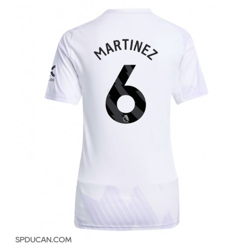 Zenski Nogometni Dres Manchester United Lisandro Martinez #6 Gostujuci 2025-26 Kratak Rukav